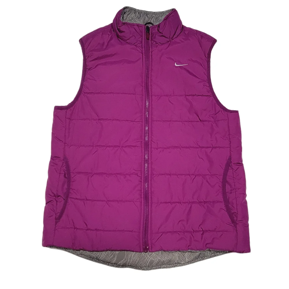 Nike Reversible Purple Puffer Vest